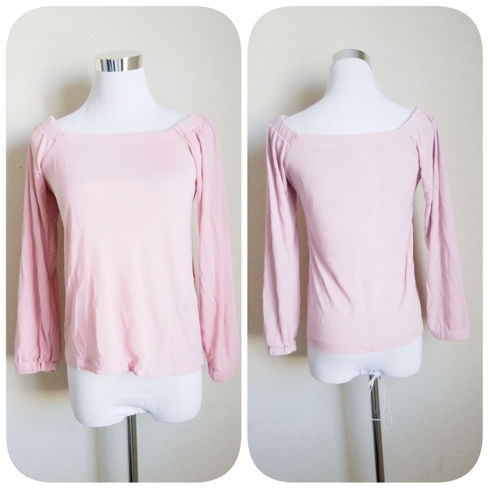 White House Black Market pink shirt